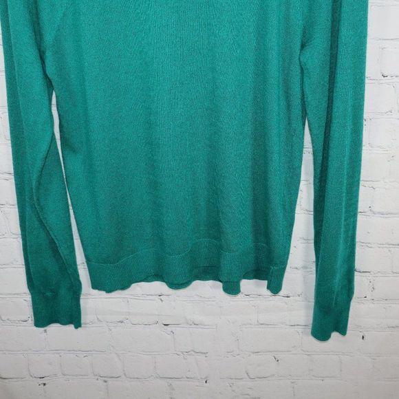 Spense Green Long Sleeve Sweater with Zipper on Back Women's Size XL - Picture 3 of 7